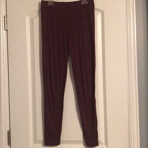 Pink Maroon Leggings